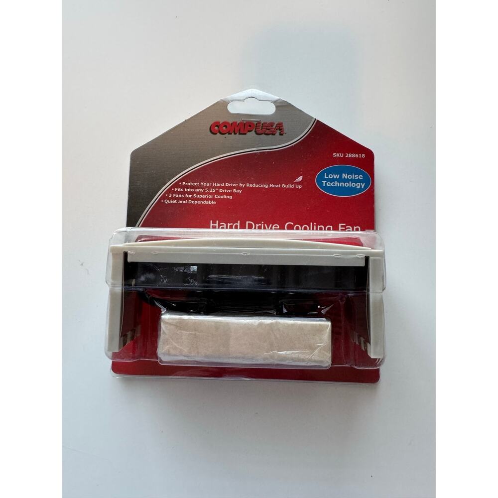 CompUSA 5.25" Bay Cooler 3.5" Hard Drive 3 Fans Cooling Kit and Bracket Adapter